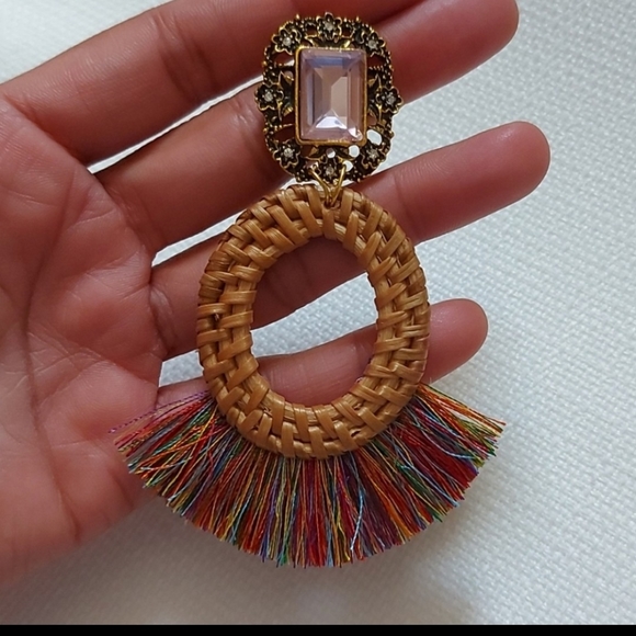 Thread earrings - Picture 3 of 7